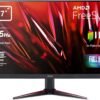 Acer Nitro VG270 27 inches FHD Gaming Monitor, Integrated Speakers, Black Color, Connectivity