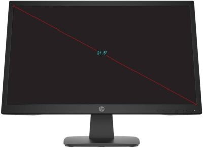 HP P22v G4 21.5 inches FHD Monitor, Black Color, Connectivity