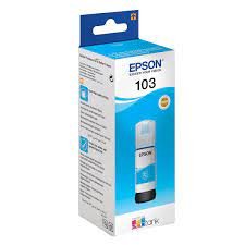 INK CART EPSON  103 Cyan forL1110, L3110, L3111, L3116, L3150, L3151, L3156, L3160, L5190 – 65ml - C13T00S24A